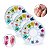 Kit 3 Discos Flores Secas Decoração Encapsulamento de Unhas - Imagem 2