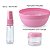 Kit 9 Itens Skin Care Esponja Pincel +Faixa Cabelo Atoalhada - Imagem 4