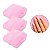 Kit 3 Tapetes Pelúcia Rosa Fotos Unha Manicure 44 X 33Cm - Imagem 1