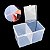 Kit 2 Organizador Divisória Multiuso Algodão Cotonete Palito - Imagem 5