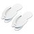 Kit 100 Unidades Chinelo Descartável EVA Branco Pedicure Spa - Imagem 4