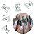 Kit 12 Presilhas Curvatura C Unhas de Gel Fibra Acrygel 31mm - Imagem 2