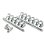 Kit 12 Presilhas Curvatura C Unhas de Gel Fibra Acrygel 31mm - Imagem 1