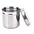 Kit 5 Pote Inox Porta Gaze Algodão Cotonetes Odonto Manicure - Imagem 2