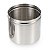Kit 5 Pote Inox Porta Gaze Algodão Cotonetes Odonto Manicure - Imagem 3