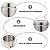 Kit 5 Pote Inox Porta Gaze Algodão Cotonetes Odonto Manicure - Imagem 6