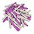 Kit 100 Mini Lixas de Unhas 8cm Descartáveis Manicure Rosa - Imagem 5