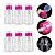 Kit 6 Porta Acetona Plástico Removedor Esmalte Dosador 180ml - Imagem 1