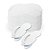 Kit 200 Chinelos EVA Branco Descartável Pedicure SPA dos Pés - Imagem 2