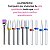 Kit 10 Brocas Cerâmica Escovinha Unhas de Gel Lixadeira - Imagem 5