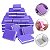 Kit 50 Mini Lixa Bloquinho Polidor Buffer Gramatura 100/180 - Imagem 1