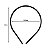 Kit 12 Arcos Plásticos de Cabelo Masculino Tiara Fina 6mm - Imagem 6