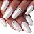 Kit 8 Pó Aurora Branco Furta Cor Unhas Nail Art + Pincéis - Imagem 5