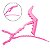 Kit 12 Presilhas Prendedor Cabelo Jacaré Crocodilo Rosa - Imagem 3