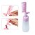 Kit 2 Pentes Frasco Aplicador de Tinta Cabelo 160ml Rosa - Imagem 4