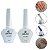 Kit 2 Rendas Esmalte em Gel Branco Cintilante Perolado 20ml - Imagem 1