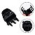 Kit 120 Presilhas Piranhas Pequenas Tridente Preto Cabelos - Imagem 3