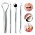 Kit 3 Instrumentos Limpeza Dental Tártaro +1 Raspador Língua - Imagem 2