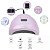 Cabine Unhas de Gel Acrigel Sun 1S 30 Leds Bivolt 80W Rosa - Imagem 2