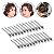 Kit 24 Presilhas Grampos Clips Bico de Pato Metal Aço Inox - Imagem 1