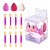 Kit 3 Mini Esponja Gota+ 8 Mini Pincel Ponta Dupla Maquiagem - Imagem 1