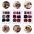 Kit 288 Unhas Postiças Inteiras Almond Coloridas Alongamento - Imagem 2