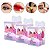 Kit Make 9 Mini Esponja Gota + 24 Mini Pincel Duas Pontas - Imagem 1