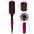 Kit 3 Escova de Cabelo Redonda Cerdas Duplas Térmica Rosa - Imagem 6