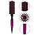 Kit 3 Escova de Cabelo Redonda Cerdas Duplas Térmica Rosa - Imagem 5