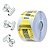 Kit 500 Molde Adesivo + 12 Presilha Metal Curvatura C 22mm - Imagem 2