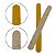 Kit Manicure 100 Lixa 16cm + 100 Palito Bambu+ 100 Mini Lixa - Imagem 3