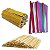Kit Manicure 100 Lixa 16cm + 100 Palito Bambu+ 100 Mini Lixa - Imagem 1