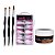 Kit Gel Cover Nude LED/UV + Molde F1 Stiletto + 3 Pincéis - Imagem 2