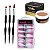 Kit Gel Cover Nude LED/UV + Molde F1 Stiletto + 3 Pincéis - Imagem 1