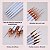 Kit 5 Pincéis Ponta Ultra Fina com Tampa Nail Art Decoração - Imagem 5