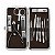 Kit 12 Instrumentos Inox Manicure Sobrancelha + Estojo - Imagem 4
