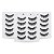 Kit 15 Pares Cílios Postiços 5D Volume Natural Gatinho 10mm - Imagem 6