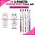 Kit 5 Pincéis Ponta Dupla Nail Art + Boleadores Pontilhismo - Imagem 1