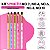 Kit 5 Pincéis Ponta Reta Decoração de Unha Nail Art Manicure - Imagem 2