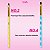 Kit 5 Pincéis Ponta Reta Decoração de Unha Nail Art Manicure - Imagem 7