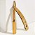 Navalhete Inox Dourado Barba Barbearia Cabelo Profissional - Imagem 5