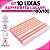 Kit 10 Lixas Buffer Reta Lavável Gramatura 100/180 Unhas - Imagem 1
