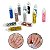 Kit 12 Potinho Decoração Unhas Gel Variadas Glitter Nail Art - Imagem 2