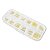 Kit 12 Joias 3D Unhas Nail Art Decoração Diversas Dourado - Imagem 8