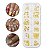 Kit 12 Joias 3D Unhas Nail Art Decoração Diversas Dourado - Imagem 3