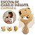 Escova Infantil Criança Desembaraça Cabelo Pelúcia Capivara - Imagem 1
