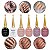 Kit 6 Esmalte em Gel UV/LED Nail Art Preto Branco Nude 20ml - Imagem 2
