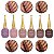 Kit 6 Esmaltes Gel UV/LED Nude Marrom Lilás Bella Rosa 20ml - Imagem 3