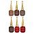 Kit 6 Esmalte em Gel Unha UV/LED Nail Art Nude Vermelho 20ml - Imagem 4