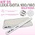 Kit 25 Lixa Unhas de Gel Gota Lavável 100/180 Bella Rosa - Imagem 1